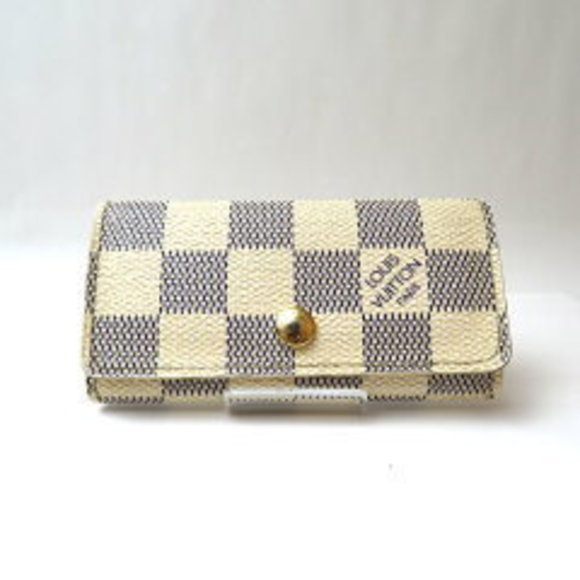 Louis Vuitton Multicles Key Case Damier Azur White - Picture 1 of 9